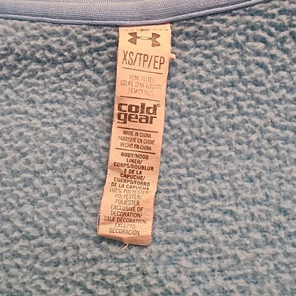 Under Armour Storm Cold Gear Jacket Large Fleece Lined Zip Up - Picture 4 of 4